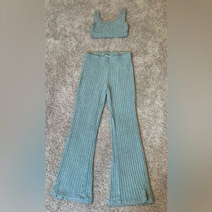 Z-Supply blue/teal lounge set pants size M top size S